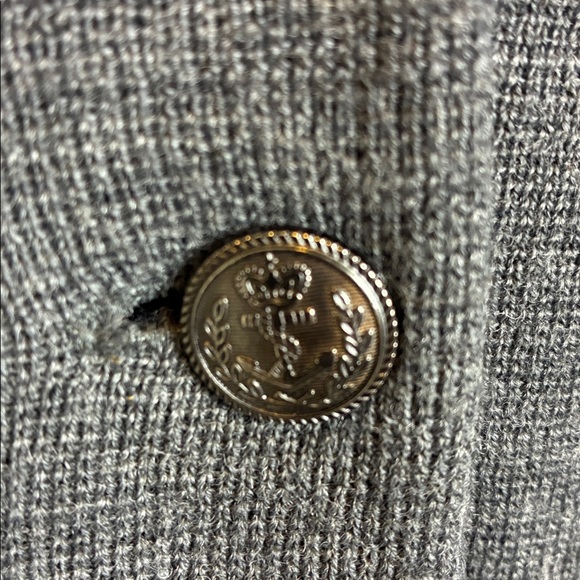 Fenn Wright Manson Blazer Style Cardigan L Colorblock Nautical Academia Preppy - Picture 7 of 15